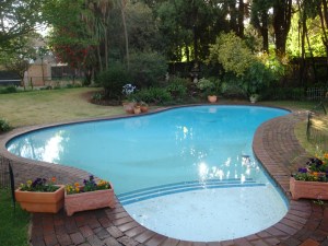 The pool we have now.  Probably build sometime in the 70ties.