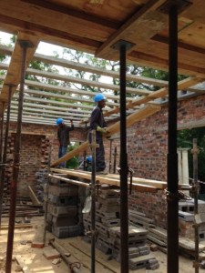 Lintels over the Livingroom.