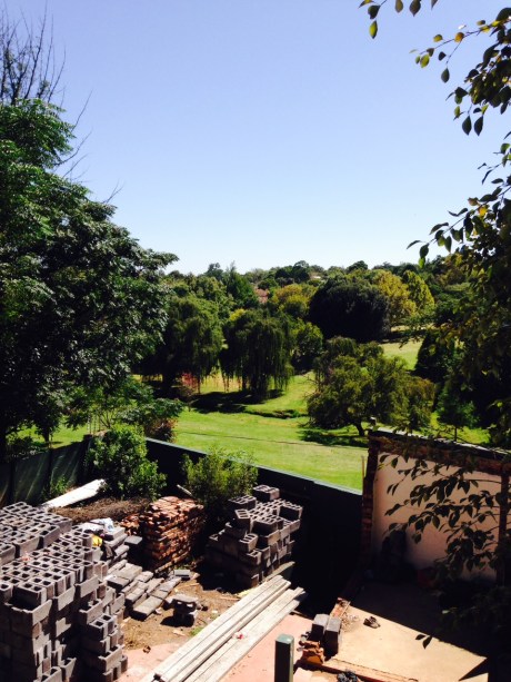 View over the park from upstairs.