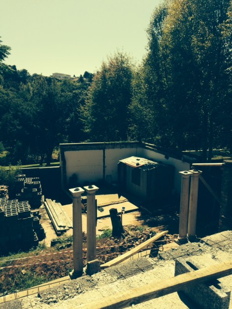 View from upstairs looking slightly towards the east.