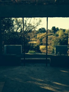 This is the outlook from the main bedroom.  I'd like the pyjama lounge to have a similar view.