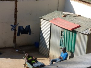 Lunch Break -A Wheel barrow is a many-splendoured thing!