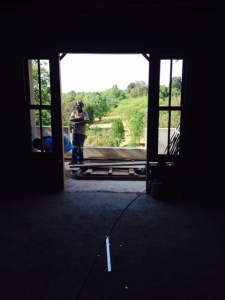 French Doors onto upstairs veranda.  
