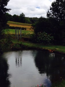 Wind Chimes Reflected.