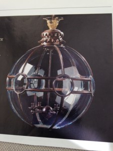 globe light jamb closeup