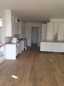 Kitchen, taken from the bay window.