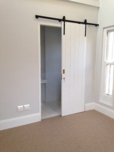 Barn sliding door in bedroom 3
