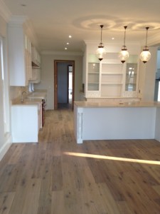 Kitchen almost but not quite finished.