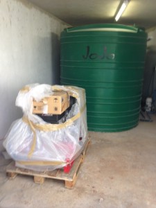 The generator has been delivered.